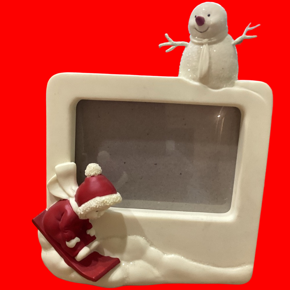 784. NIB DEPARTMENT 56 SNOWBABIES BABY SLEDDING